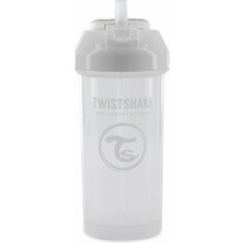 Twistshake Pipetli Bardak 360 ml (6+ Ay) | Beyaz