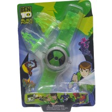 Ben 10 Işıklı Sesli Saat Kordonlu Karakter Temalı Hediyelik 5 - 7 Yaş Erkek Çocuklar İçin