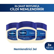 Vaseline Nemlendirici Jel Original 100 ml X3