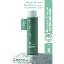 IVA NATURA Organik Hyaluronik Asit İçeren Besleyici Şampuan At Kuyruğu Bitkisi Özlü 350 ML
