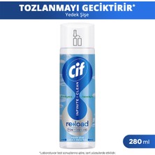 Cif Infinite Clean Doğal Probiyotikli Toz Tutmaz Yedek Şişe Tüm Yüzeyler Için Lotus & Deniz Tuzu 280 ml X1