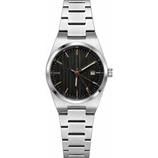 Aybars Erkek Kadın Kol Saati, Çelik Kordon, Beyaz Kadran Quartz Analog Bilek Saati