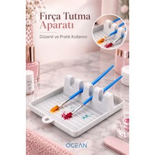 Ocean Fırça Tutma Aparatı, Nail Art Fırça Standı ve Düzenleme Tepsisi
