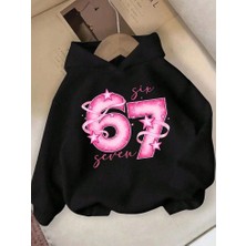 BarsDepo Sıx Seven Baskılı Hoodie Sweatshirt %100 Pamuk | Supriz Hediyeli
