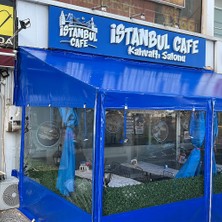 Kampya 190CMX200CM Su Geçirmez Şeffaf Branda Kış Bahçesi,kamelya,hobi Bahçesi,balkon Brandası