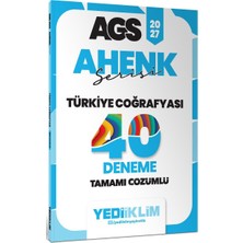 Yediiklim Yayınları 2027 Meb Ags Ahenk Serisi Türkiye Coğrafyası Tamamı Çözümlü 40 Deneme