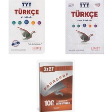2027 Limit Tyt Türkçe El Kitabı + Soru + Anla Kazan Paragraf Deneme 3'lü Set