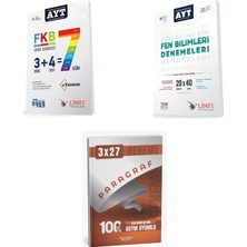 2027 Ayt Limit Fkb Soru + Fen Bilimleri 20X40 Video Çözümlü Denemeleri + Anla Kazan Paragraf Deneme 3'lü Set