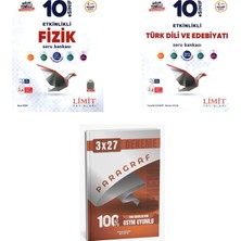 Belirtilmemiş 2027 Limit 10. Sınıf Etkinlikli Maarif Fizik + Edebiyat Türk Dili ve Edebiyatı Soru + Ankapade 3'lü Set