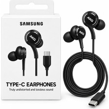 Belirtilmemiş Samsung Akg Type-C Girişli Mikrofonlu Kablolu Kulak Içi Kulaklık – Siyah