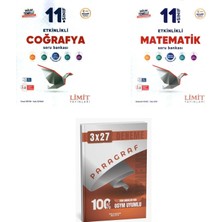 2027 Limit 11. Sınıf Etkinlikli Coğrafya + Matematik Soru + Anla Kazan Paragraf Deneme 3'lü Set