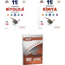 2027 Limit 11. Sınıf Etkinlikli Biyoloji + Kimya Soru + Anla Kazan Paragraf Deneme 3'lü Set