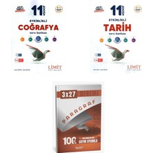 2027 Limit 11. Sınıf Etkinlikli Coğrafya + Tarih Soru + Anla Kazan Paragraf Deneme 3'lü Set