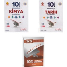 Belirtilmemiş 2027 Limit 10. Sınıf Etkinlikli Kimya + Tarih Soru + Anla Kazan Paragraf Deneme 3'lü Set
