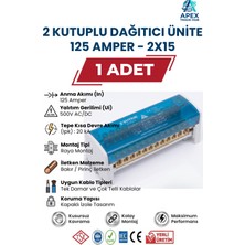 Sutem 2 Kutuplu Dağıtıcı Ünite 125 Amper 2X15 - 1 Adet