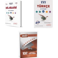 2027 Limit Tyt Türkçe Dil Bilgisi Soru + El Kitabı + Anla Kazan Paragraf Deneme 3'lü Set