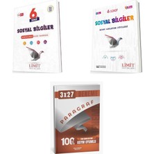 Anla Kazan Yayınları 2027 Limit 6. Sınıf Bilgiler Sosyal Etkinlikli Soru + Föyleri Konu + Anla Kazan Paragraf Deneme 3'lü Set