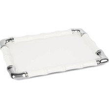 Mikasa Moor Beyaz Silver Dikdrtgen Servis 25X35CM