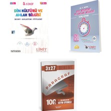 2027 Limit 8. Sınıf Kültürü ve Ahlak Bilgisi Din Föyleri Konu + Kronometre Soru + Ankapade 3'lü Set