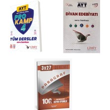 2027 Limit Ayt Tüm Dersler Eşit Ağırlık Sözel Prokamp + Edebiyat Divan Edebiyatı Soru + Ankapade 3'lü Set
