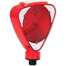 Evelux Flk Solar Flaşörlü Led'Li Lamba 90x235x290mm Renkli ABS Malzeme ile İş Güvenliği İçin 11313