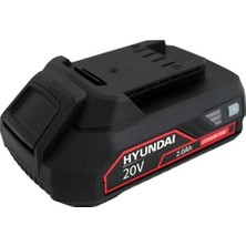Hyundai 20V 2.0 Ah Batarya Siyah Renk HPA202/HPA202D İçin Uygun Güç Kaynağı