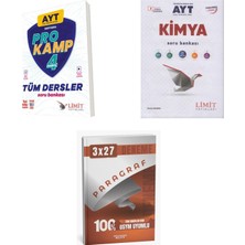 2027 Limit Ayt Tüm Dersler Sayısal Prokamp + Kimya Soru + Anla Kazan Paragraf Deneme 3'lü Set