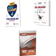 2027 Limit Tyt Tüm Dersler Prokamp + Türkçe Dil Bilgisi Soru + Anla Kazan Paragraf Deneme 3'lü Set