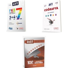 2027 Ayt Limit Fkb Soru + Coğrafya Soru + Anla Kazan Paragraf Deneme 3'lü Set