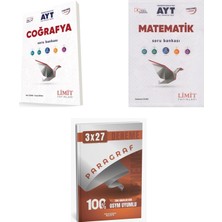 2027 Limit Ayt Coğrafya + Matematik Soru + Anla Kazan Paragraf Deneme 3'lü Set