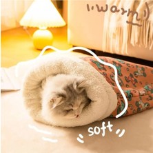 Yumuşak ve Konforlu Peluş Kedi Yatağı, Rahat Uyku Için Ideal Seçim