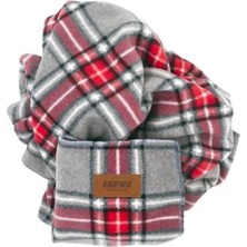 Kırmızı Renkli Yumuşak Kedi ve Köpek Battaniyesi, Rahat ve Şık Tasarım