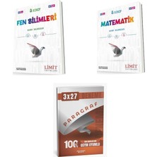 2027 Limit 8. Sınıf Fen Lgs Bilimleri + Matematik Soru + Anla Kazan Paragraf Deneme 3'lü Set