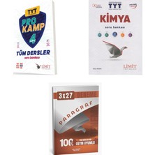 2027 Limit Tyt Tüm Dersler Prokamp + Kimya Soru + Anla Kazan Paragraf Deneme 3'lü Set