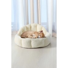 Peluş Köpek ve Kedi Yatak, Yumuşak ve Rahat A Kalite Koltuk Kumaşı