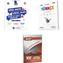 2027 Limit 8. Sınıf Mantık Sözel Görsel Okuma Grafik ve Tablo Yorumlama + Türkçe Soru + Ankapade 3'lü Set