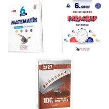 Anla Kazan Yayınları 2027 Limit 6. Sınıf Matematik Etkinlikli + Paragraf Kronometre Soru + Anla Kazan Paragraf Deneme 3'lü Set