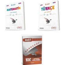 2027 Limit 8. Sınıf Matematik + Türkçe Soru + Anla Kazan Paragraf Deneme 3'lü Set