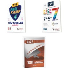 2027 Limit Tyt Tüm Dersler Prokamp + Sosyal Dtcf 7 Gün Bilimler Soru + Anla Kazan Paragraf Deneme 3'lü Set