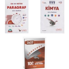 2027 Tyt Limit Kronometre Paragraf Soru + Kimya Soru + Anla Kazan Paragraf Deneme 3'lü Set