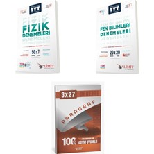 2027 Limit Tyt Fizik 50 Li + Fen Bilimleri 20 x 20 Deneme + Anla Kazan Paragraf Deneme 3'lü Set