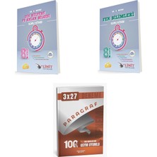 2027 Limit 8. Sınıf Kronometre Din Kültürü ve Ahlak Bilgisi + Fen Bilimleri Soru + Ankapade 3'lü Set