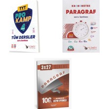 2027 Tyt Limit Tüm Dersler Prokamp Soru + Kronometre Paragraf Soru + Anla Kazan Paragraf Deneme 3'lü Set