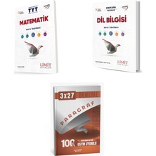 2027 Limit Tyt Matematik + Türkçe Dil Bilgisi Soru + Anla Kazan Paragraf Deneme 3'lü Set