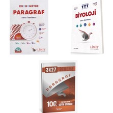 2027 Tyt Limit Kronometre Paragraf Soru + Biyoloji Soru + Anla Kazan Paragraf Deneme 3'lü Set