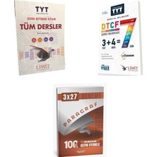 2027 Limit Tyt Tüm Dersler + Sosyal Dtcf 7 Gün Bilimler Soru + Anla Kazan Paragraf Deneme 3'lü Set