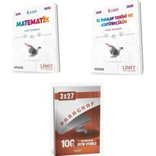 2027 Limit 8. Sınıf Matematik + Inkılap Tarihi ve Atatürkçülük T C Soru + Anla Kazan Paragraf Deneme 3'lü Set