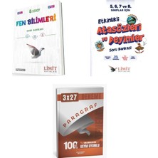 2027 8. Sınıf/lgs Limit Fen Bilimleri Soru + Etkinlikli Atasözleri ve Deyimler Soru + Ankapade 3'lü Set