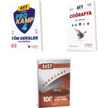 2027 Limit Ayt Tüm Dersler Sayısal Prokamp + Coğrafya Soru + Anla Kazan Paragraf Deneme 3'lü Set