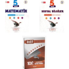 2027 Limit 5. Sınıf Etkinlikli Matematik + Sosyal Bilgiler Soru + Anla Kazan Paragraf Deneme 3'lü Set